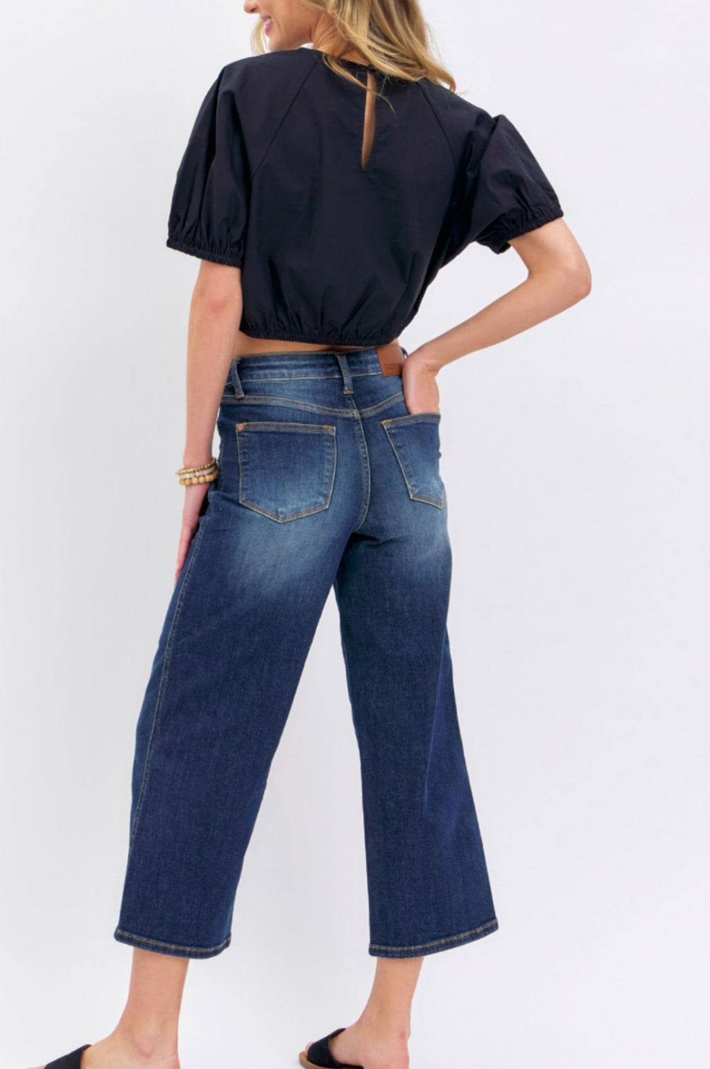 Judy Blue Wide Leg Capris - Size 32