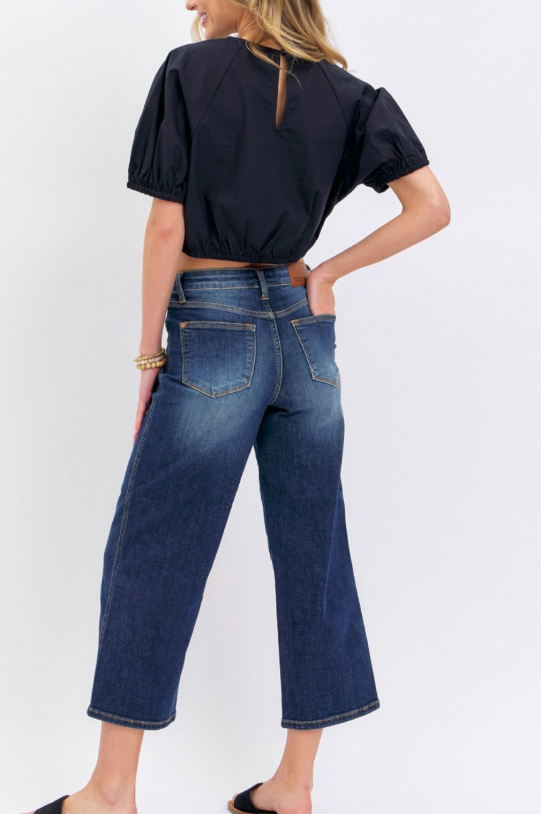 Judy Blue Wide Leg Capris - Size 32