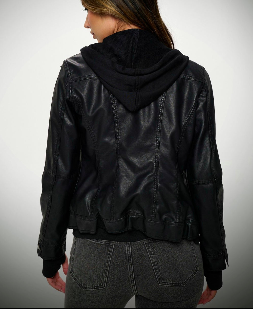 Girl Next Door Vegan Leather Jacket