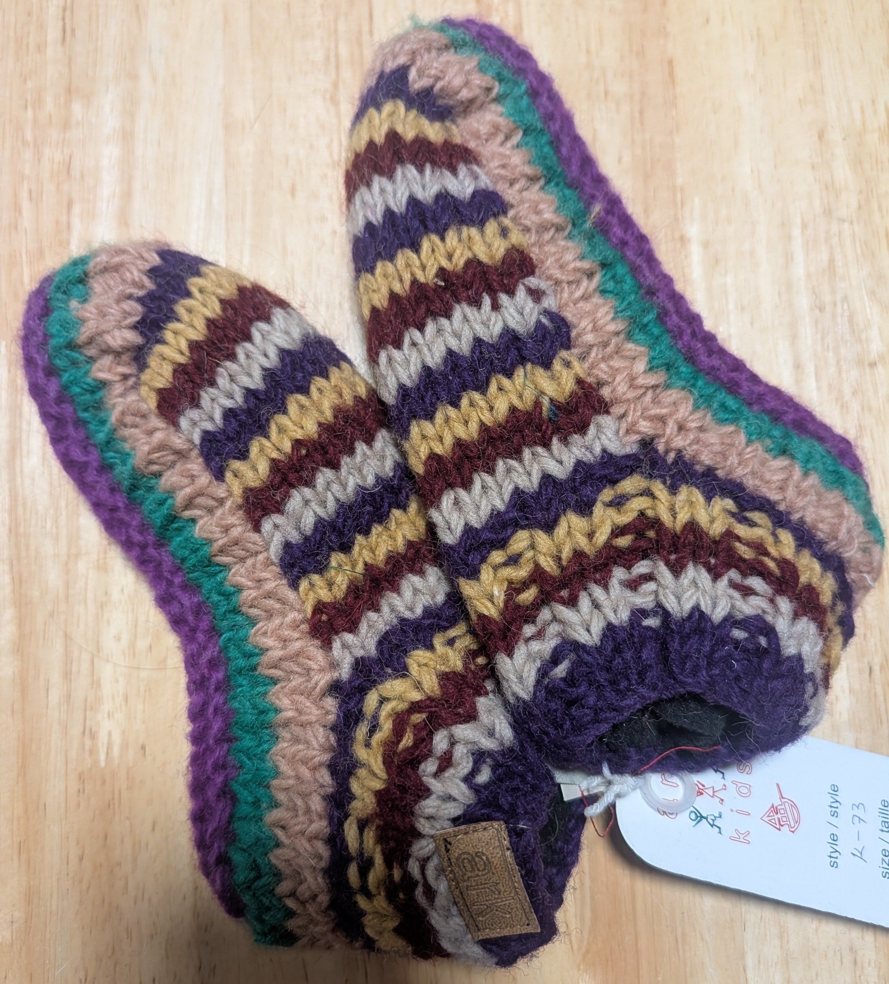 Wool Booties Kids Large2