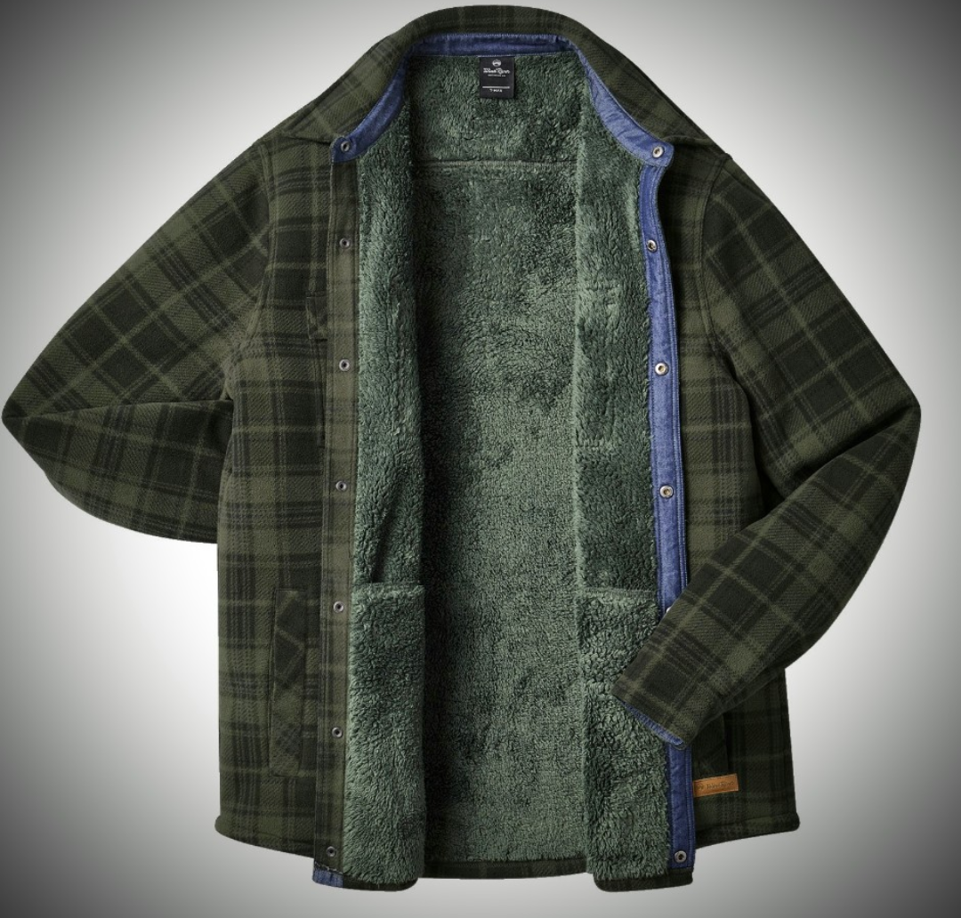 Men's T-Max Heat Sherpa Fleece Lined Shacket