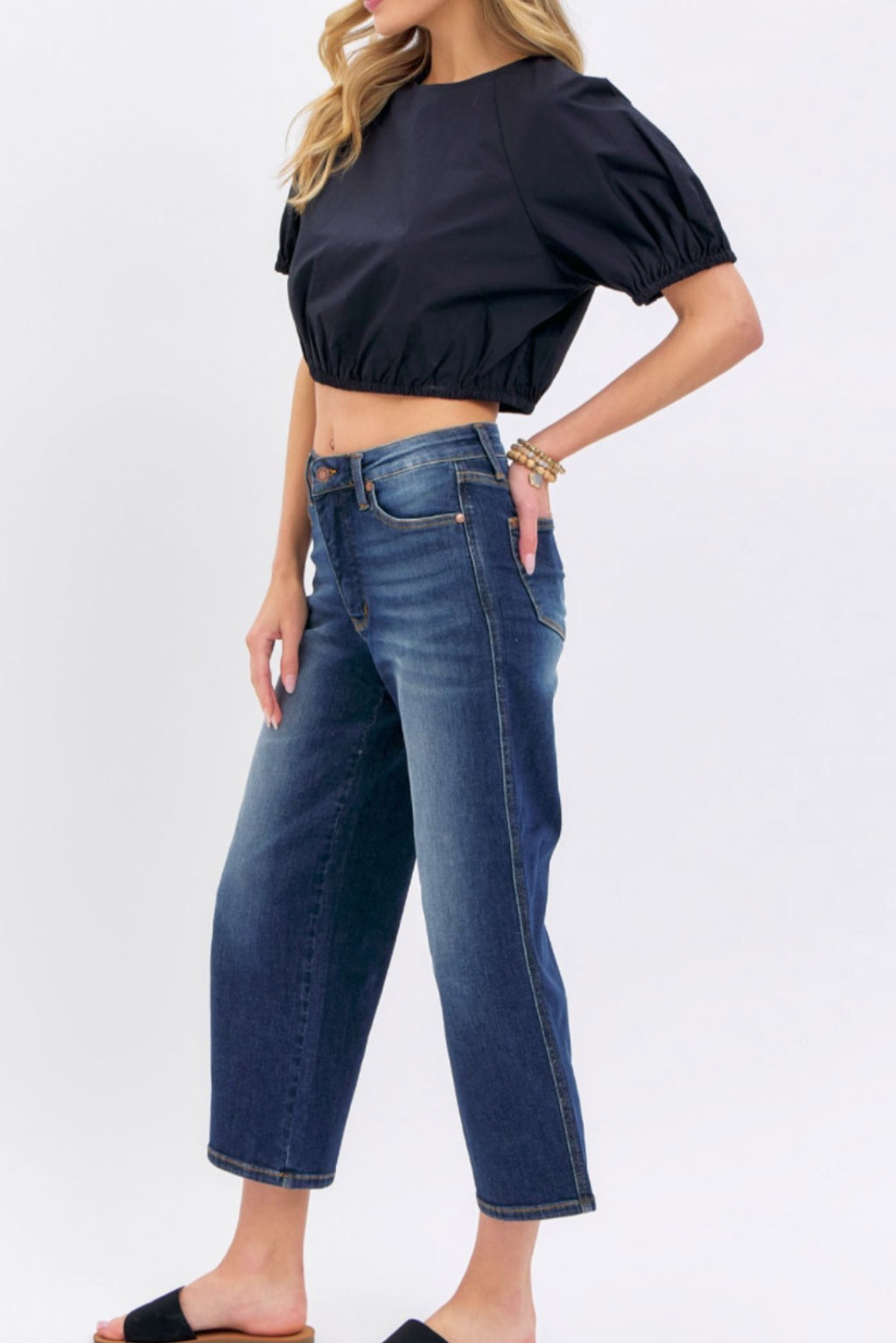 Judy Blue Wide Leg Capris - Size 32