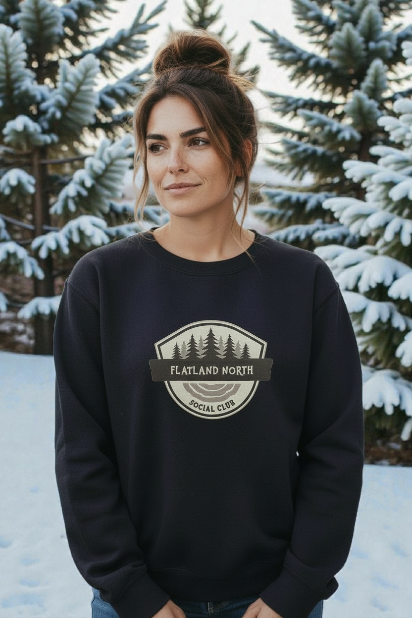 Flatland North Social Club Crewneck Sweatshirt
