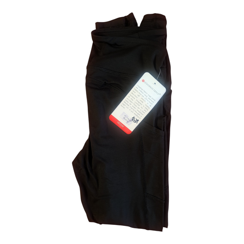 Athletic reflective leg pocket legging - medium