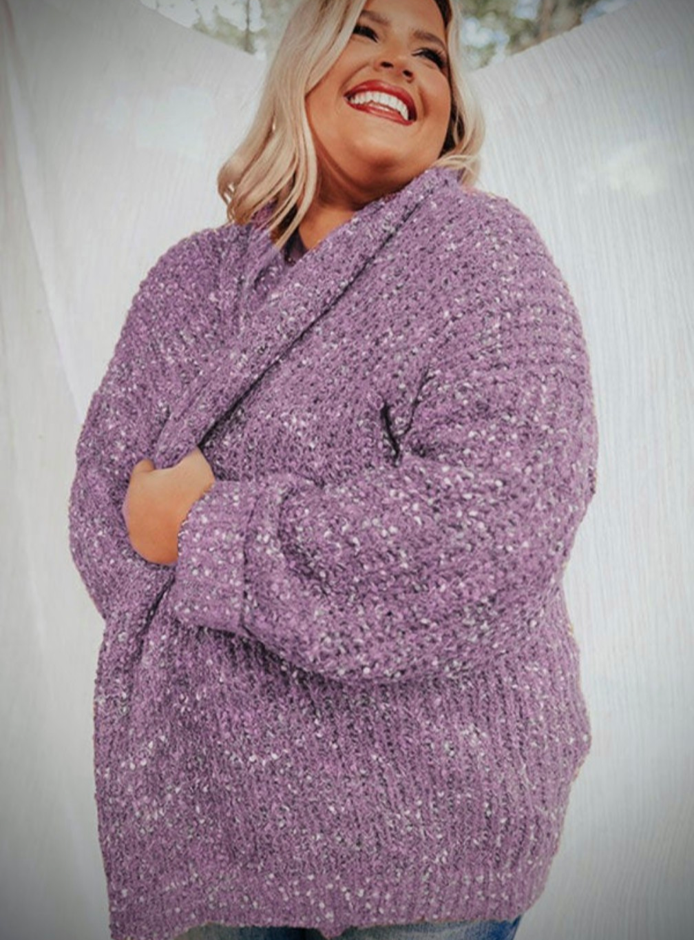 Cozee Open Front Cardigan - Size 2X