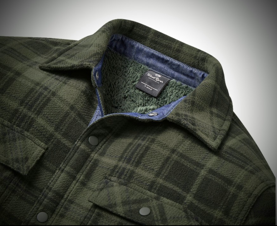 Men's T-Max Heat Sherpa Fleece Lined Shacket