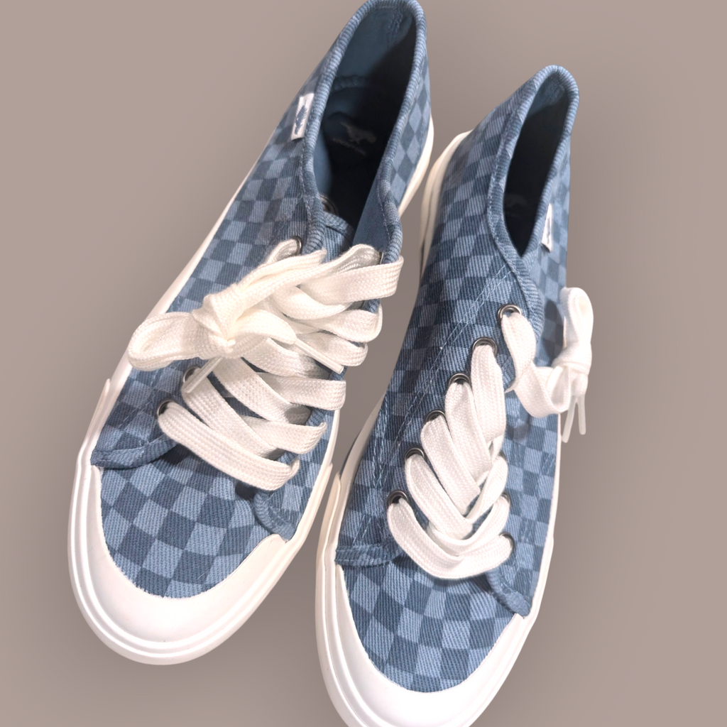Rocket Dog Checkered Denim Canvas Shoes