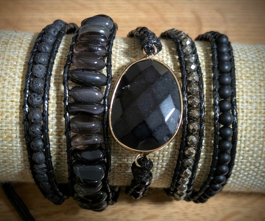 Wrap Bracelet Black