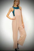Linen Tan Overall - Large