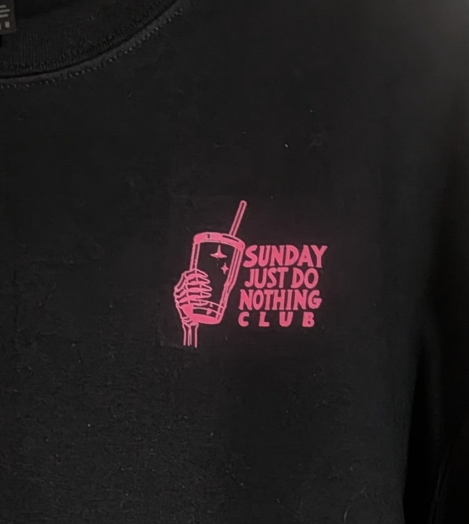 Sunday Do Nothing Club Graphic Sweatshirt