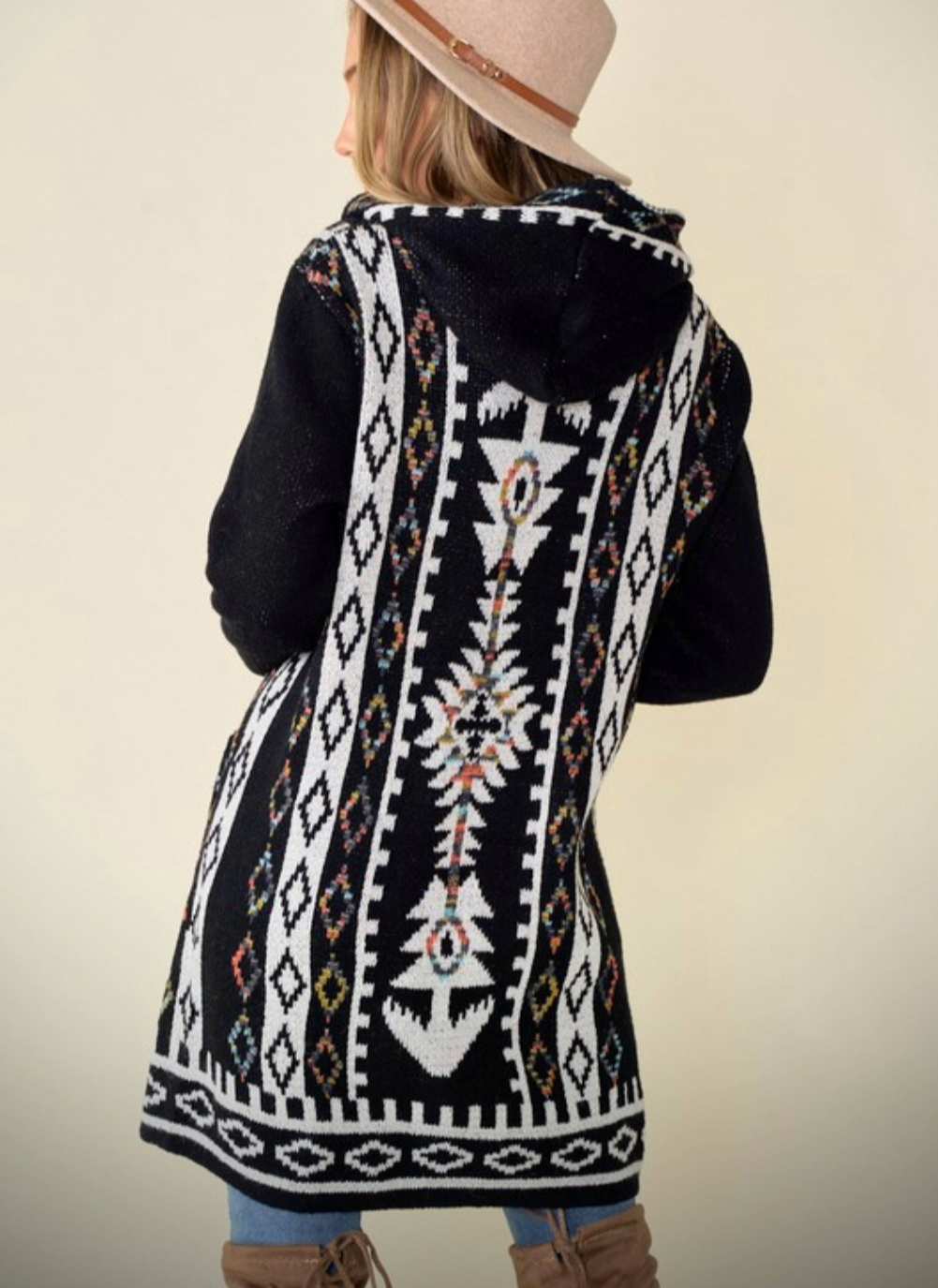 On Blue Brand Southwest Sweater - Size Small