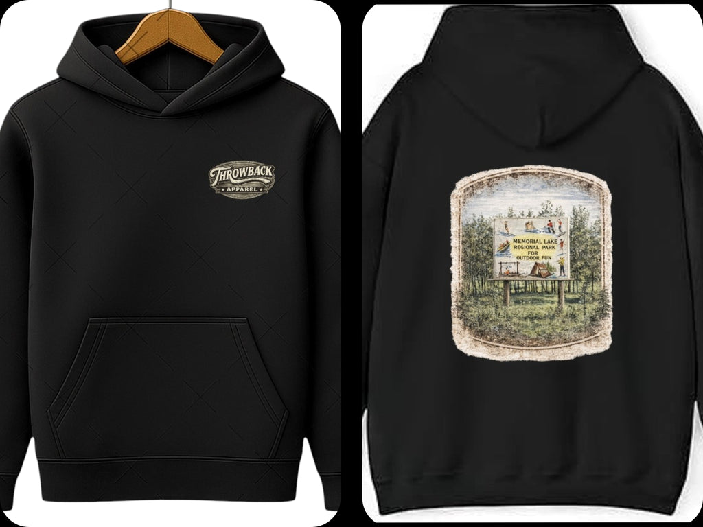 Throwback Apparel - "For Outdoor Fun" Design Hoodie PRE-SALE