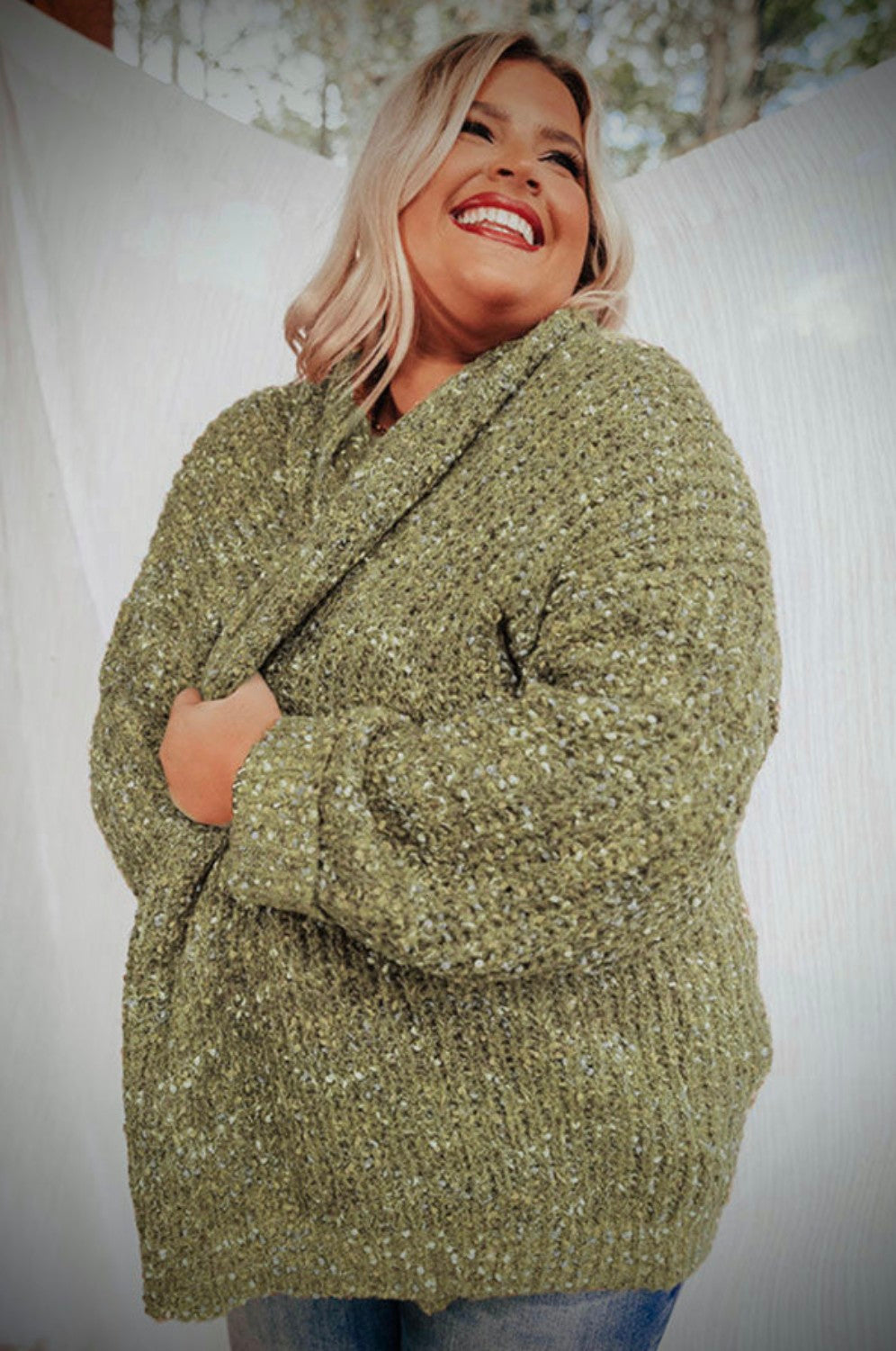 Comfee Open Front Cardigan - Size 3X