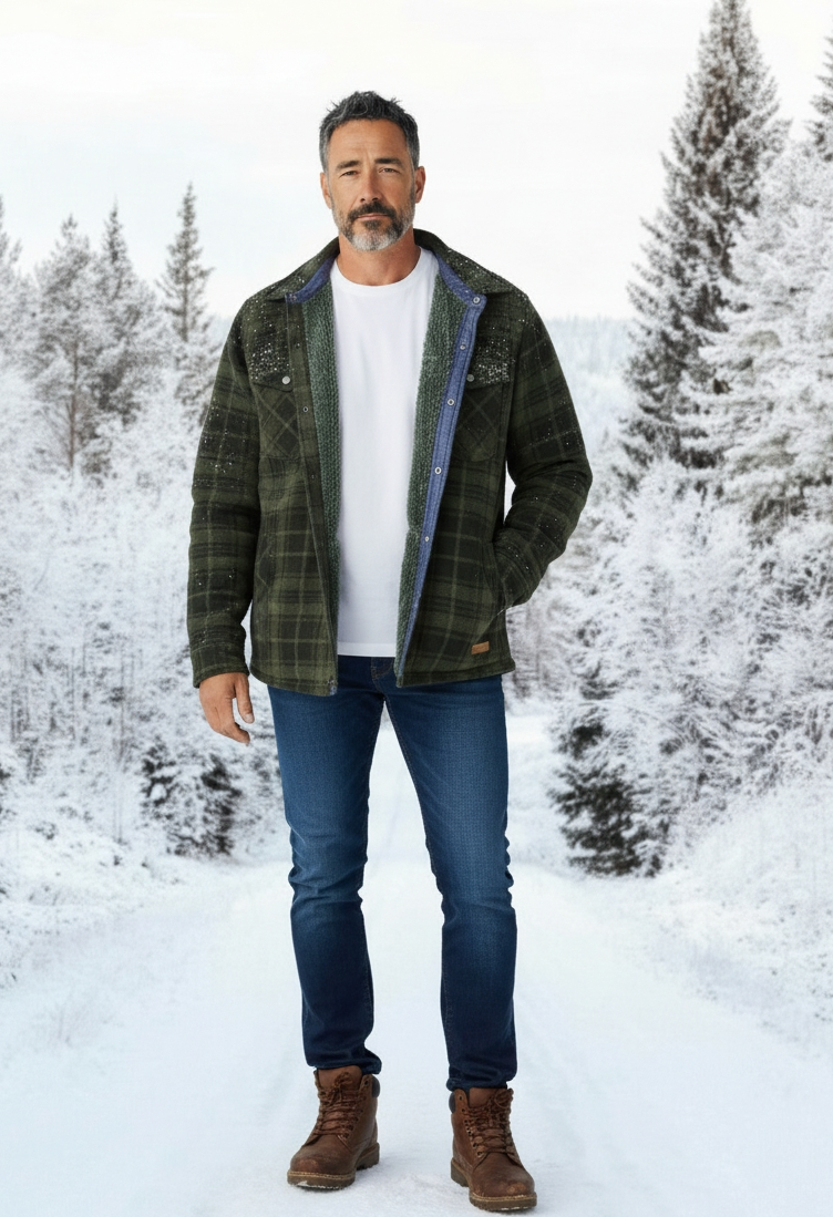 Men's T-Max Heat Sherpa Fleece Lined Shacket