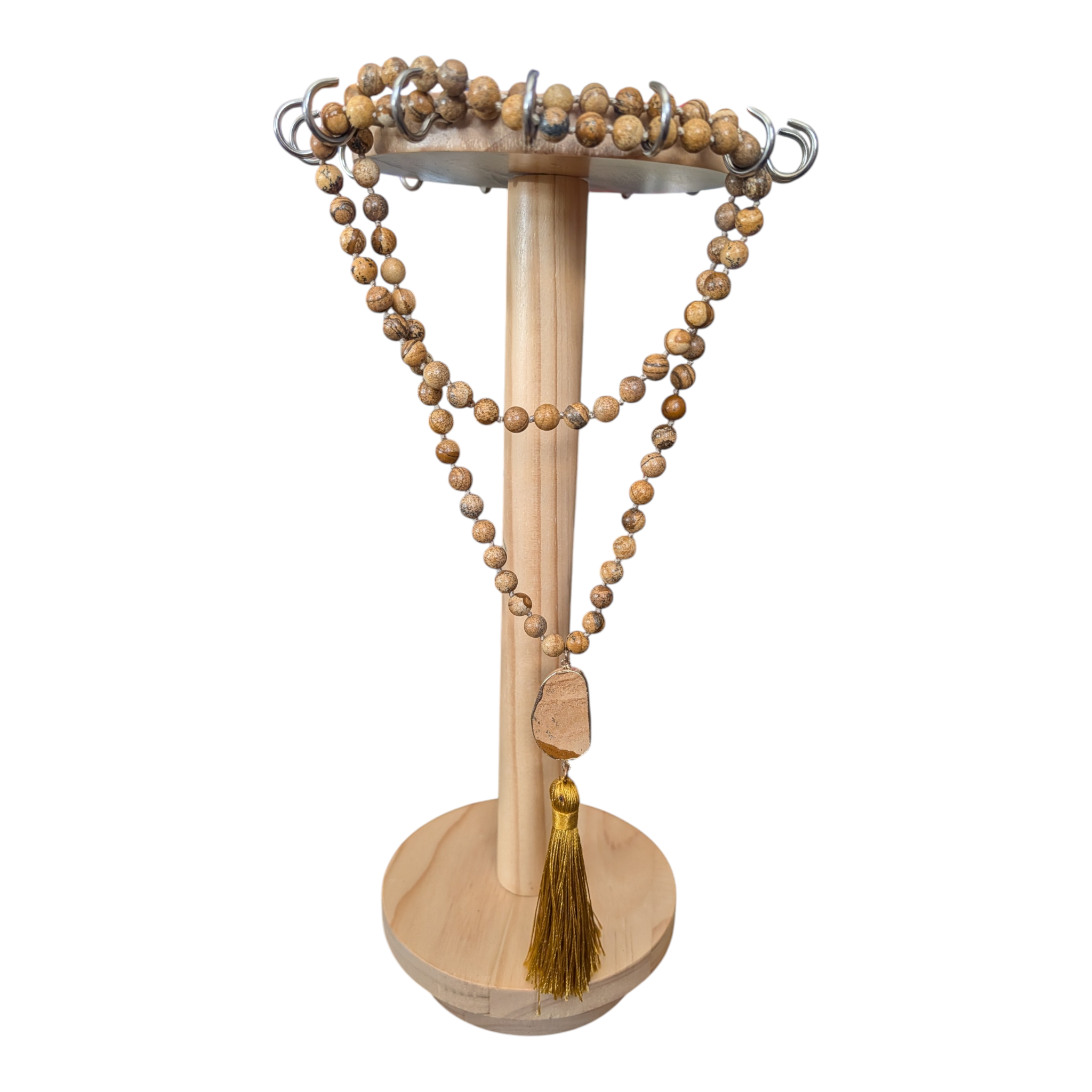 Tasseled necklace